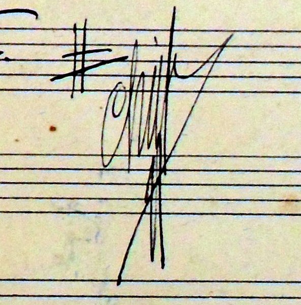 Firma del maestro Chápuli