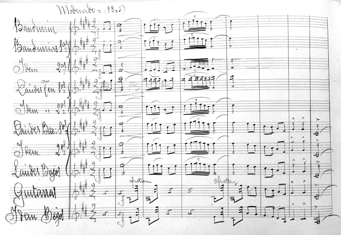 Instrumentación Orquesta La Wagneriana